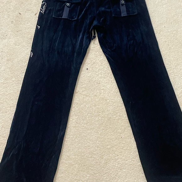 Y2K Navy Blue Velour Tracksuit - Picture 5 of 5